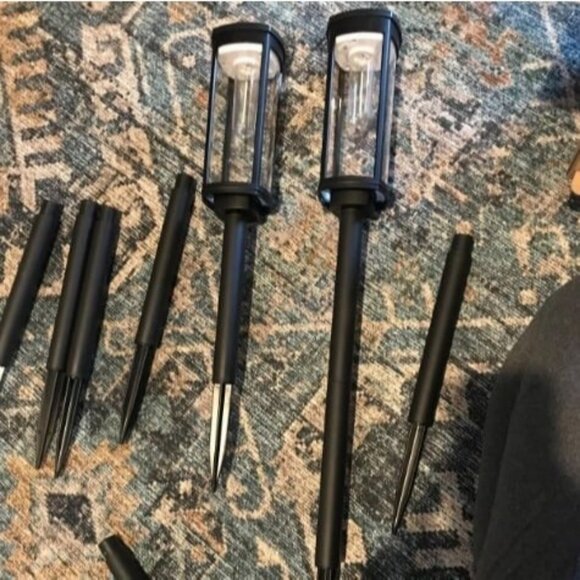 Solar Pathway Lights Outdoor 6 Pack, Bright Solar Path Light Outside Waterproof - Picture 1 of 3